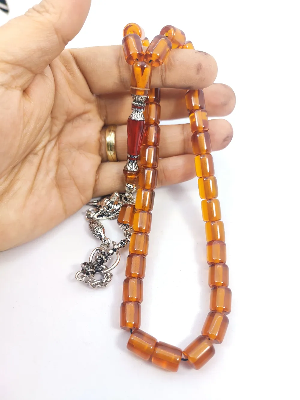 Zeyn Usta Eseri̇ 925 Ayar Gümüş Nakkaş  Alman Faturan küçük resim 4