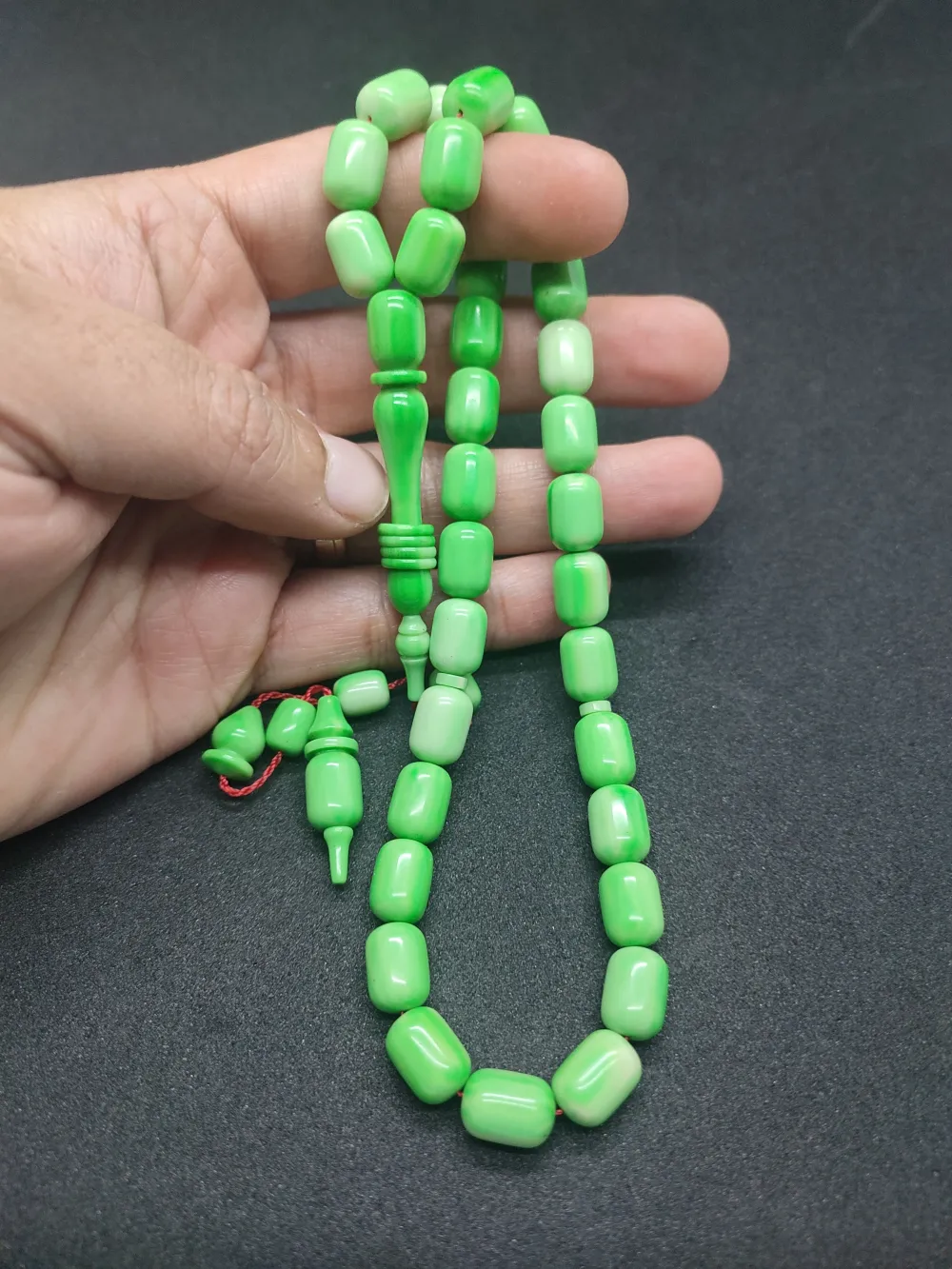 Ahmet Eryılmaz Usta Eseri̇ 0.6 Deli̇m   İmame Halkalı Çi̇ft Ci̇lalı Sıkma Kehri̇bar küçük resim 5