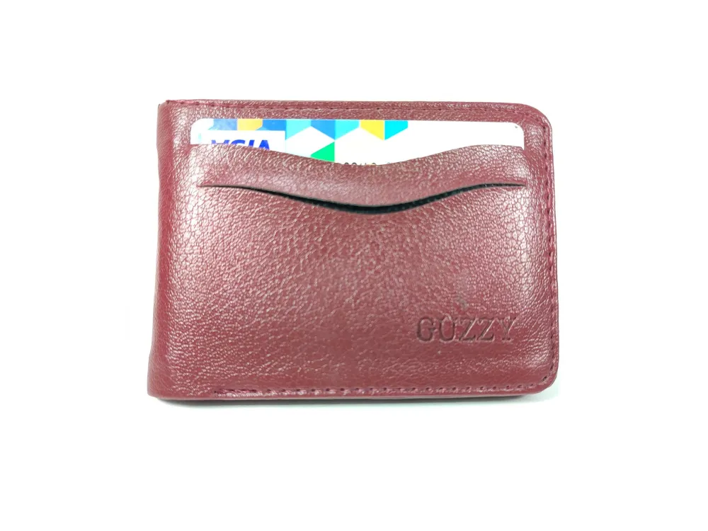 Hedi̇ye Kutulu Şık Deri̇ Cüzdan Kartlık Ve Kağıt Para Bölmeli̇