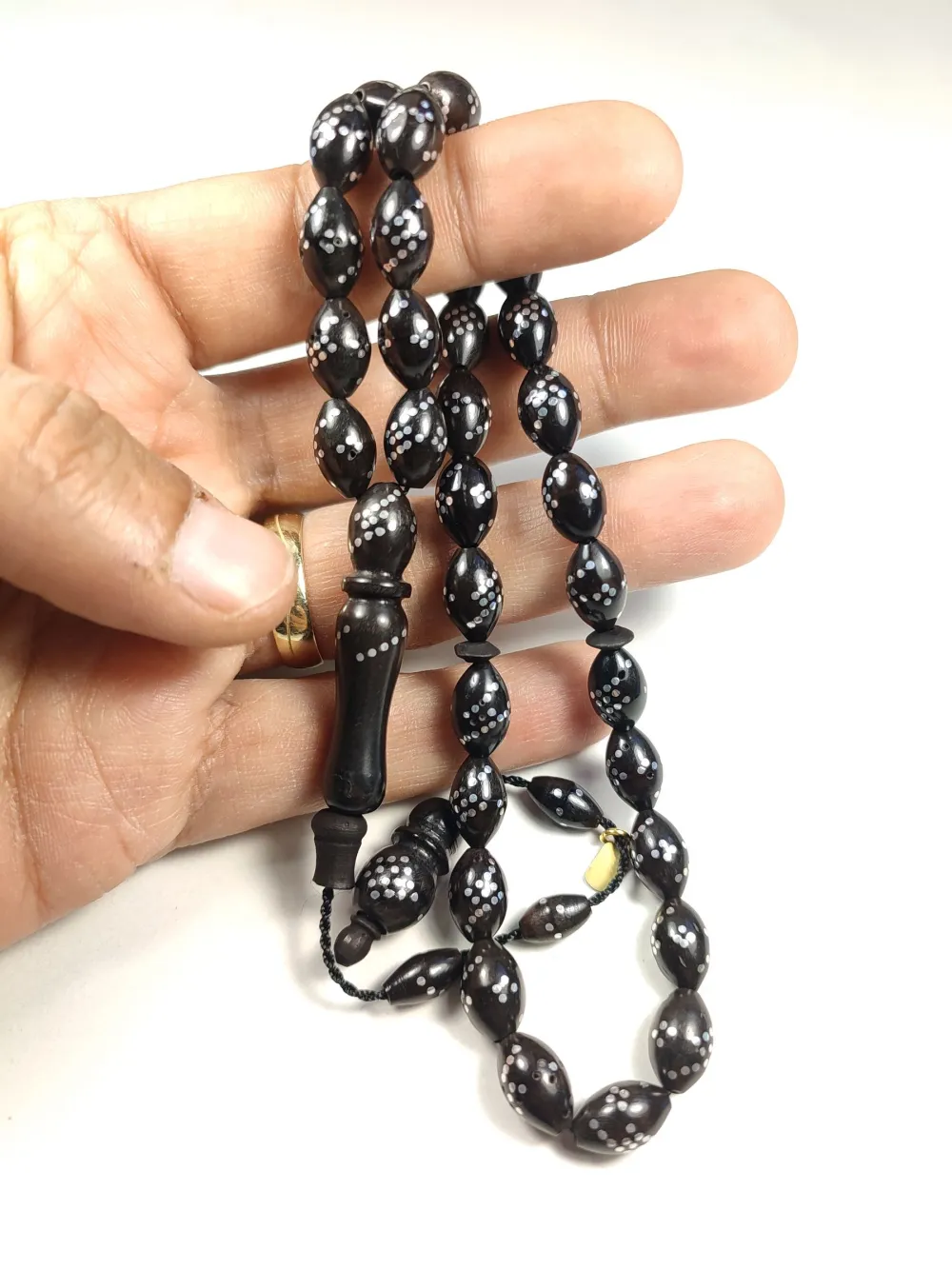 Hali̇l Hi̇lmi̇ Usta İşi̇ İmzalı 925 Ayar Gümüş Çakımlı Kuka küçük resim 5