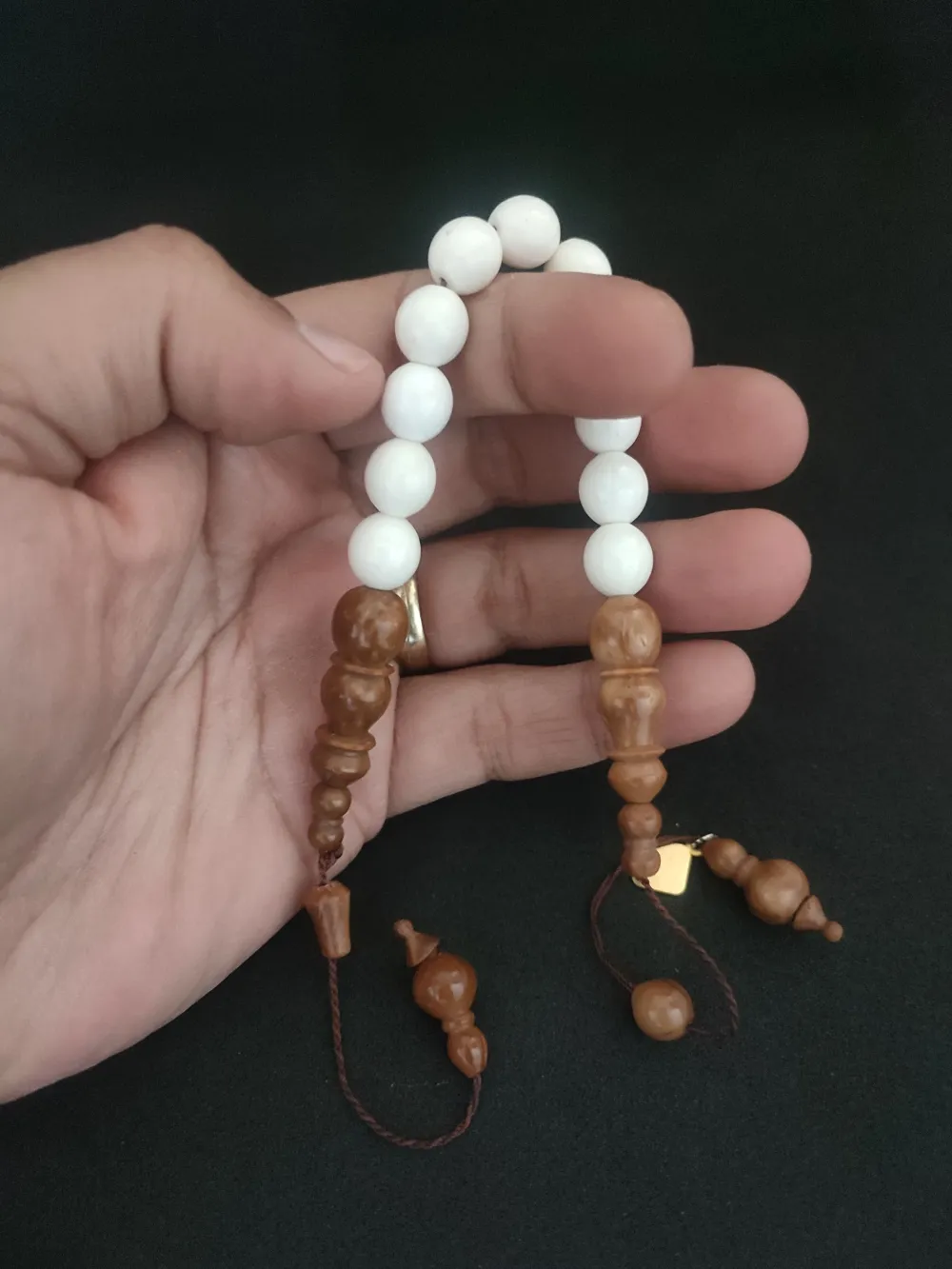 İskeçeli̇ Cemi̇l Usta Eseri̇ Çi̇ft İmame Zaza Model Kuka Kombi̇nl Naturel Deve Kemi̇ği̇ küçük resim 5