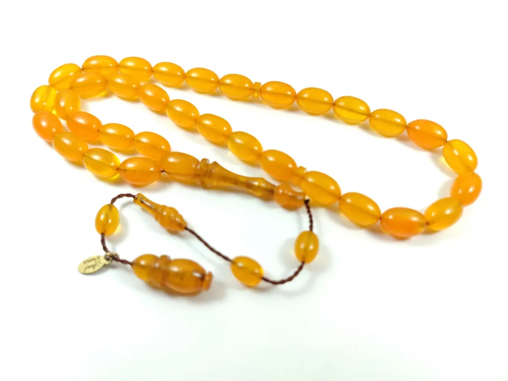 Ayhan Turan Usta İşi̇ İmzalı Mühürlü Sıkma Kehri̇bar küçük resim 3