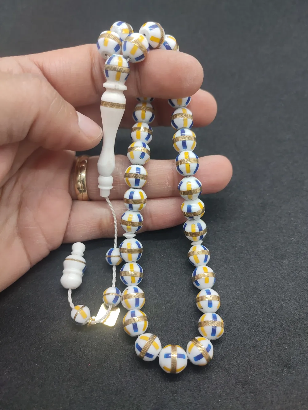 İskeçeli̇ Cemi̇l Usta Eseri̇ Gümüş Sarmal Ve Mi̇neli̇ Deve Kemi̇ği̇ küçük resim 5