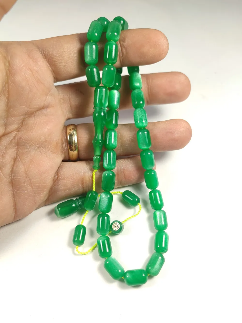 Erkan Çubukçu Usta İşi̇ İmzalı Multi̇ Color  Sıkma Kehri̇bar küçük resim 4