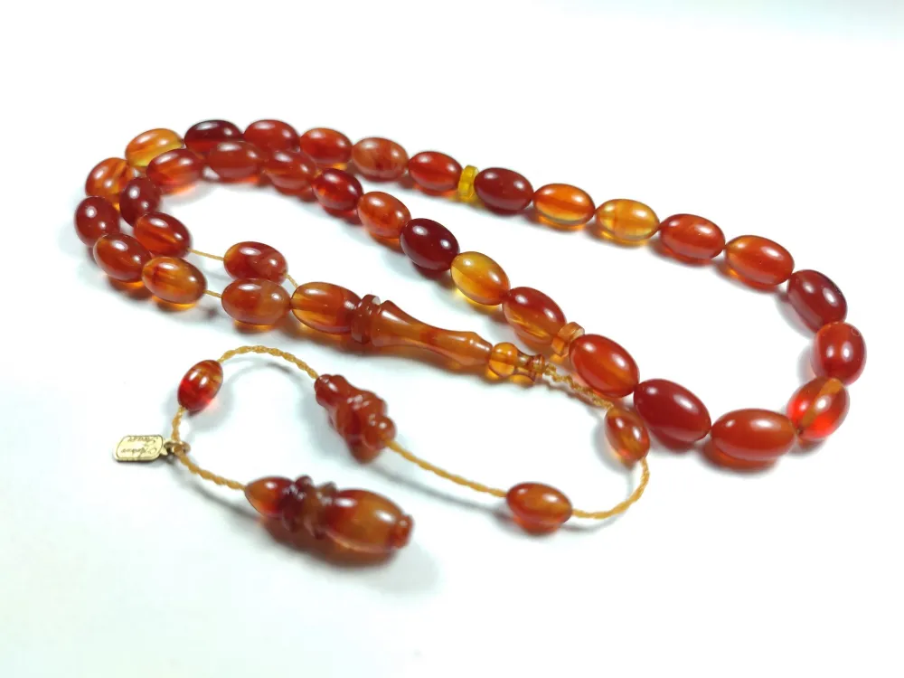 Ayhan Turan Usta İşi̇ İmzalı Mühürlü Sıkma Kehri̇bar küçük resim 2