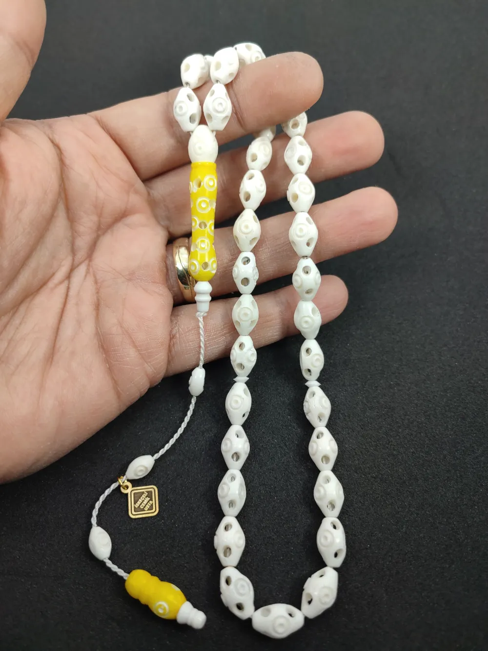 Başka Yerde Yok!!! İskeçeli̇ Cemi̇l Usta Eseri̇ Full Kalem Oyma  Deve Kemi̇ği̇ küçük resim 4