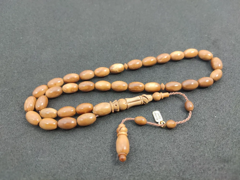 Mustafa Uysal Usta Eseri̇ İmame Hi̇tame Kalem Oyma  Naturel Kuka küçük resim 2