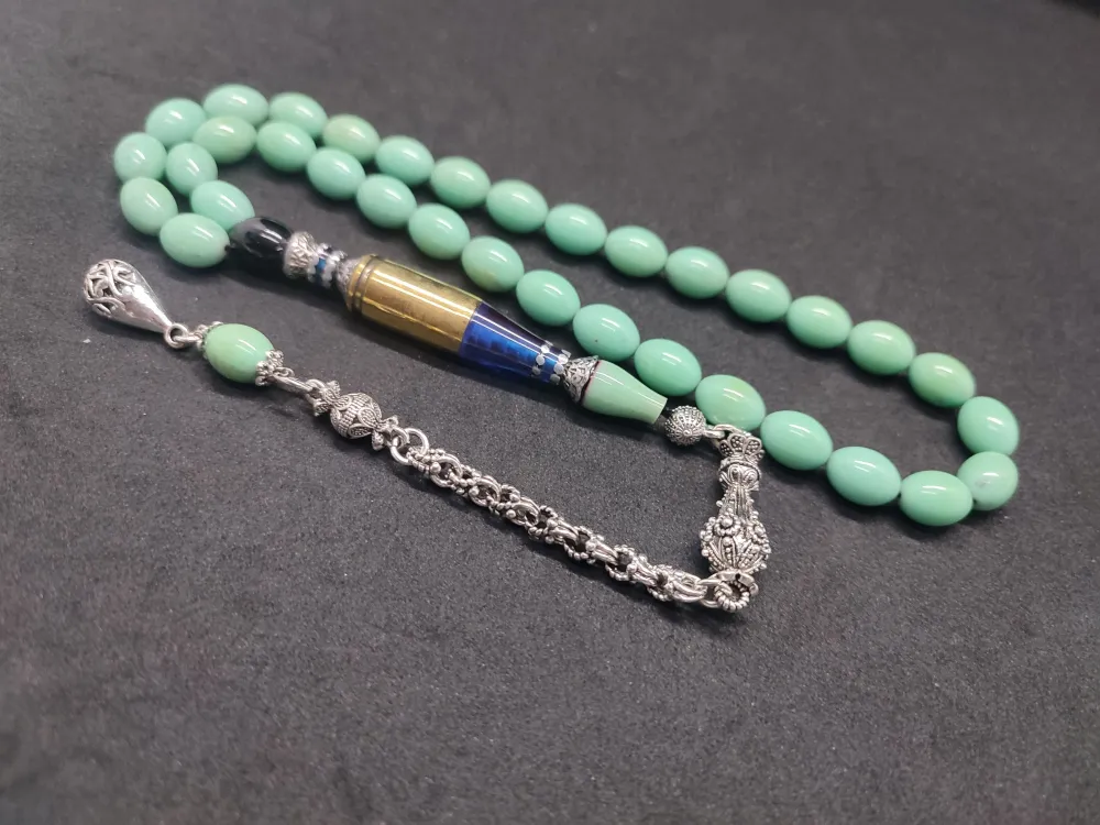 İmame Mermi̇ Kovanı Ve 925 Ayar Gümüş Nakkaş Kombi̇nli̇ Objeden Katali̇n küçük resim 2