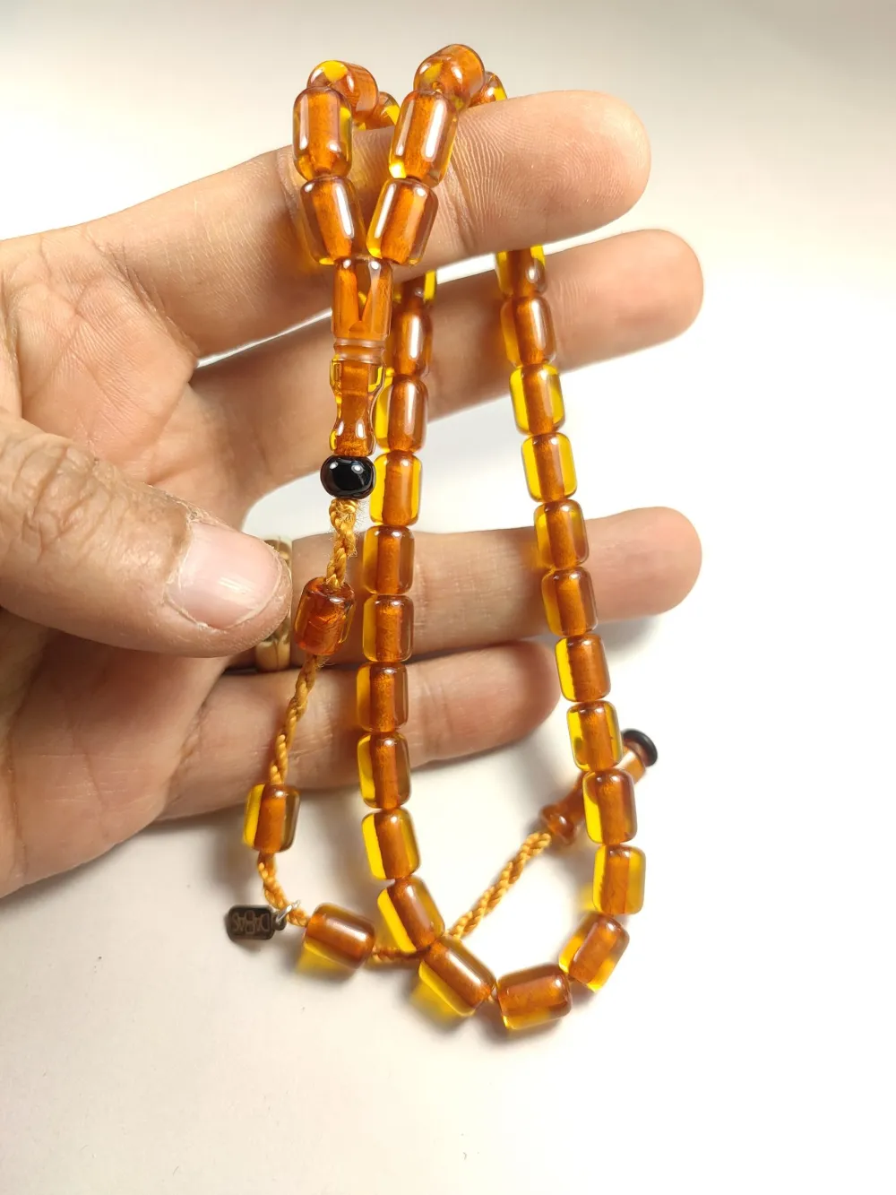 Muhammed Dabbas Usta İşi̇ İmzalı Ateş Kehri̇bar küçük resim 5