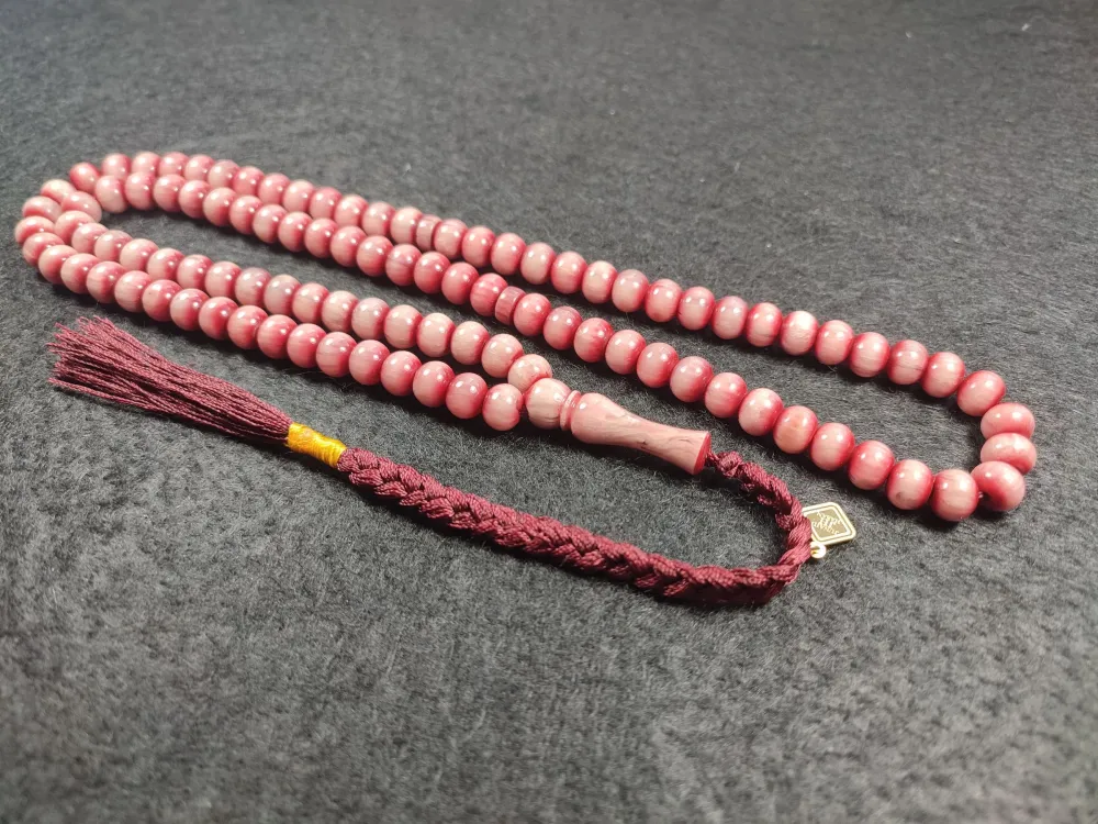 Junai̇d Hasan Usta Eseri̇ Eski̇ Alman Faturan Namaz Tesbi̇hi̇ küçük resim 3