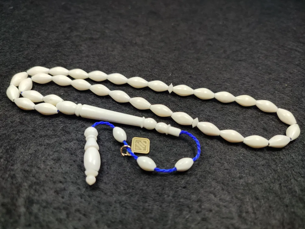 İskeçeli̇ Cemi̇l Usta İşi̇ İmzalı Sülün İmame   Deve Kemi̇ği̇ küçük resim 3