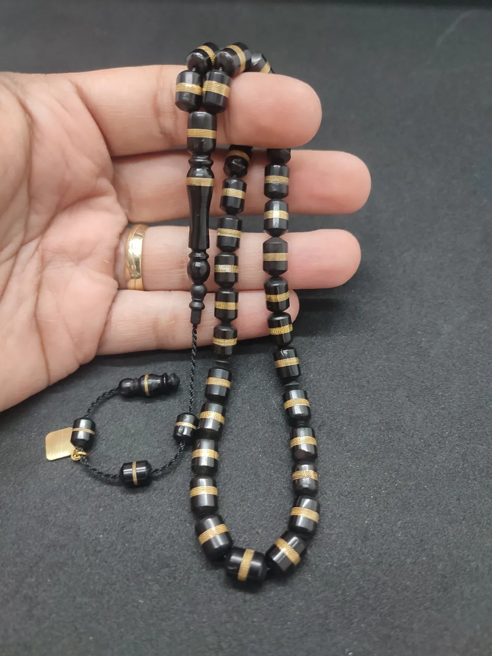 Hakan Kaya Usta Eseri̇ Gümüş Sarmal İnci̇ Si̇yahı Kuka küçük resim 4