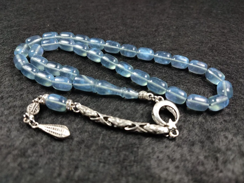 Alman Gümüş Püsküllü Aykırı Renk Senteti̇k Opal