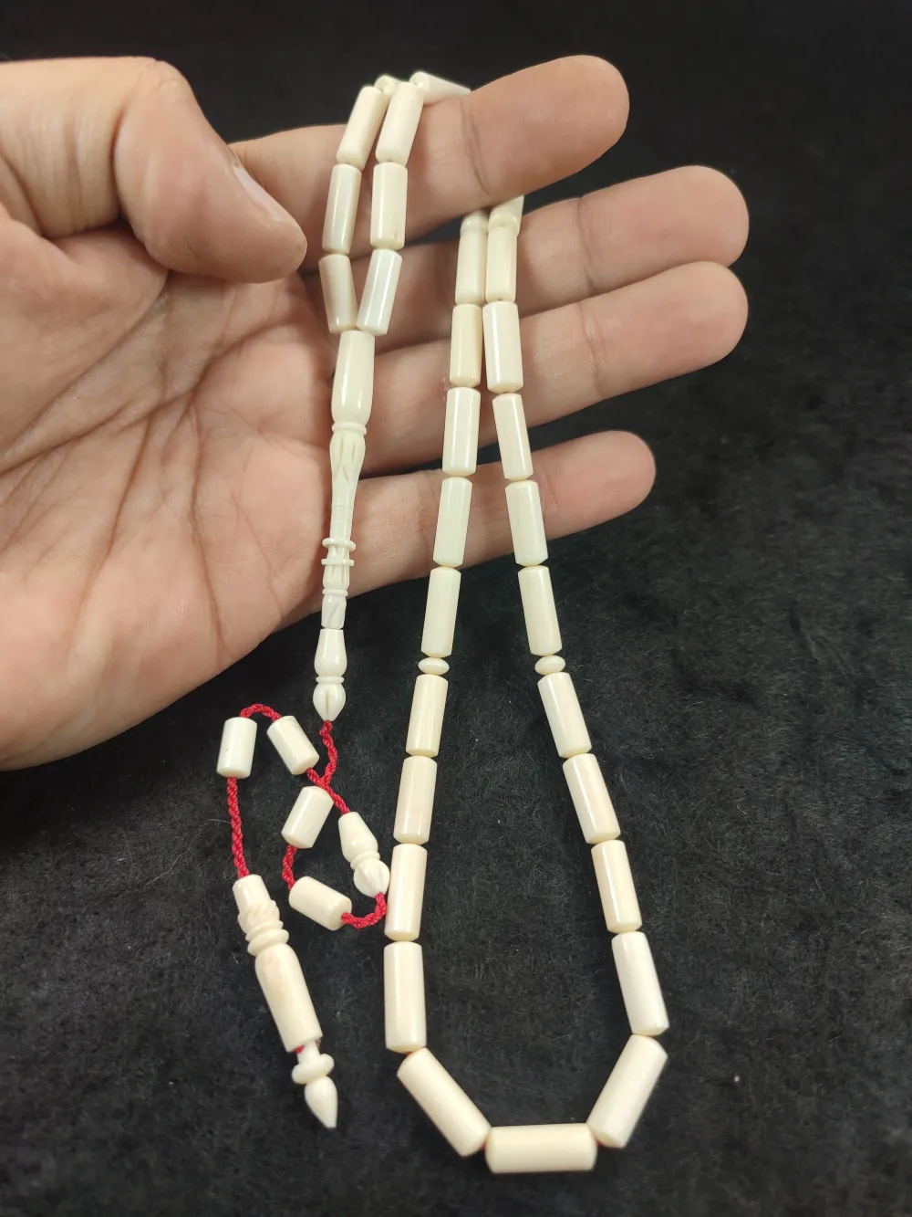 Şevket Alkan Usta Eseri̇ Halkalı Kalem Oyma Mevlevi̇ Model İmame 24.50 Gr Fi̇l Di̇şi̇ küçük resim 6