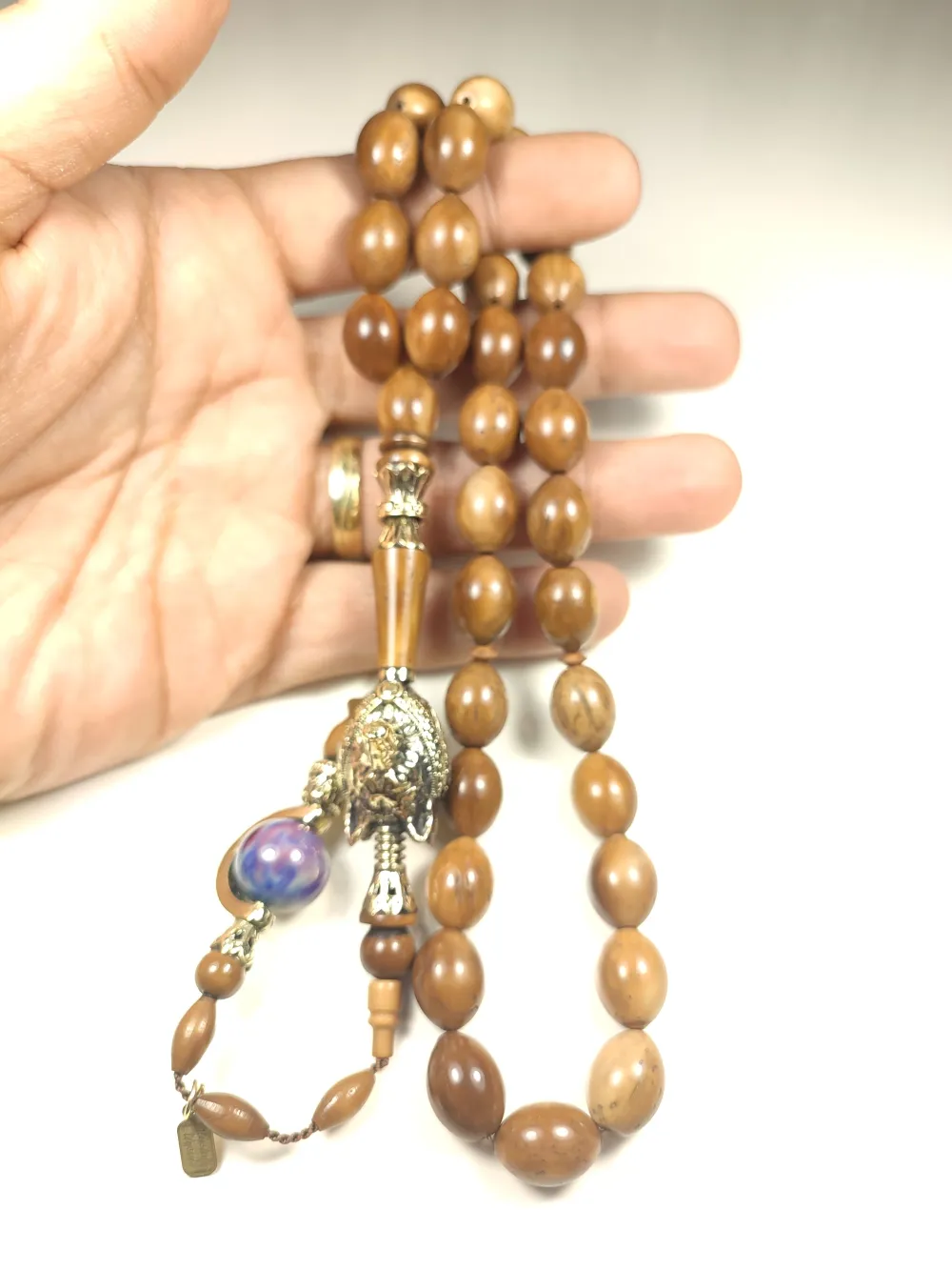 Başka Yerde Yok!!!Hali̇l Hi̇lmi̇ Usta Eseri̇ Gümüş Nakkaş İri̇ Boy Kuka küçük resim 5