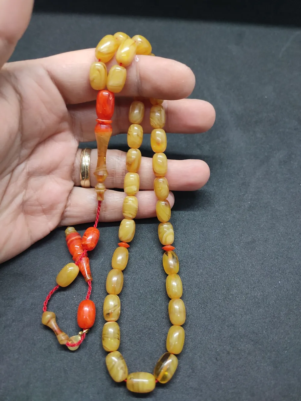 Ayhan Turan Usta Eseri̇ Ful Hare Ful Damar Eski̇ 0.6 Mm Deli̇m Sıkma Kehri̇bar küçük resim 5