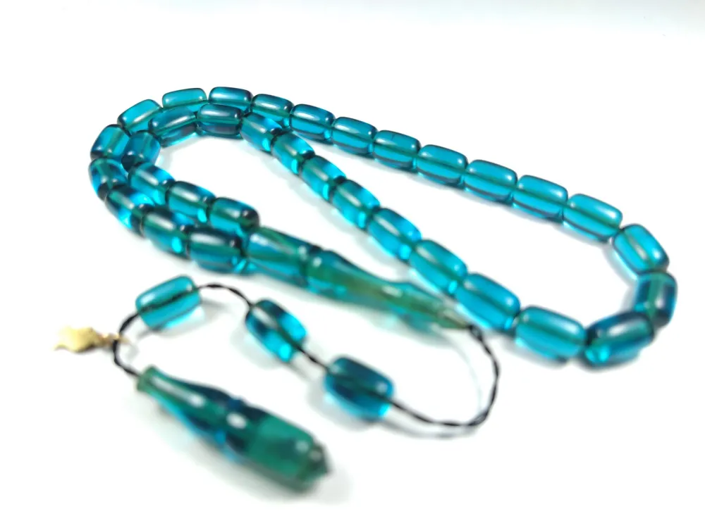 Muhammed Taci̇r Usta İşi̇ İmzalı Mühürlü Zar Kehri̇bar küçük resim 3