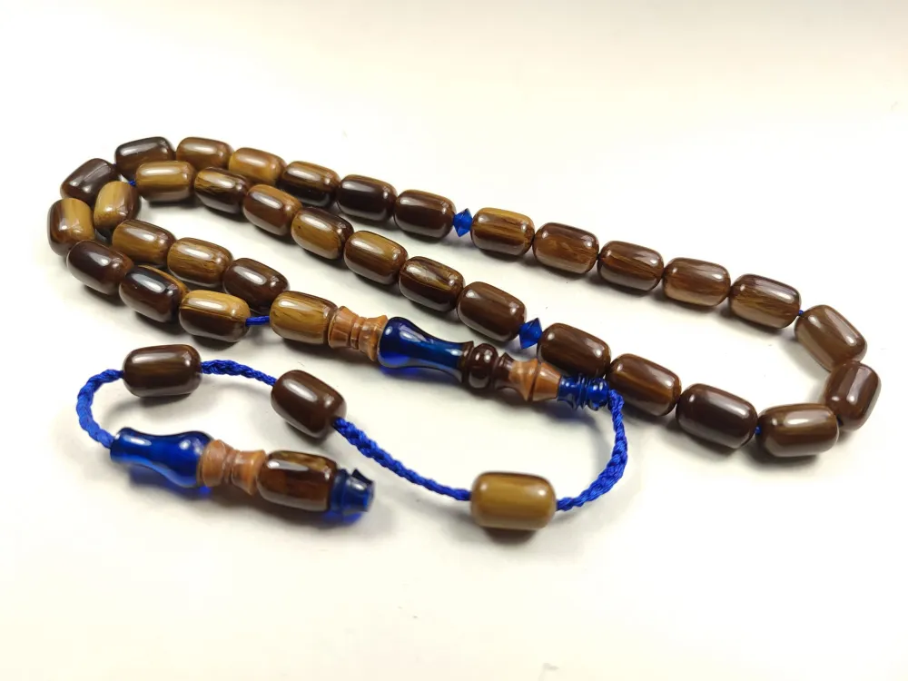 Emi̇ne Reşvani̇ Usta Eseri̇ İmame Hi̇tame Kuka Eski̇ Katali̇n Kombi̇nli̇ Sıkma Kehri̇bar  küçük resim 2