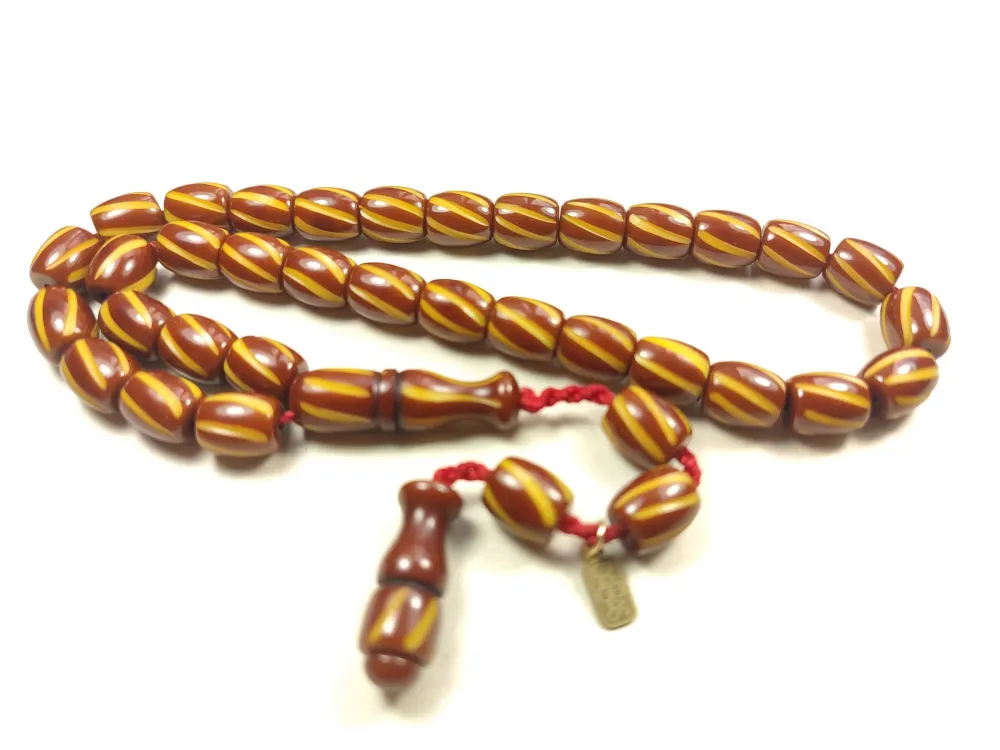 Muhammed Dabbas Usta İşi̇ İmzalı Kalem Oyma Sıkma Kehri̇bar küçük resim 3