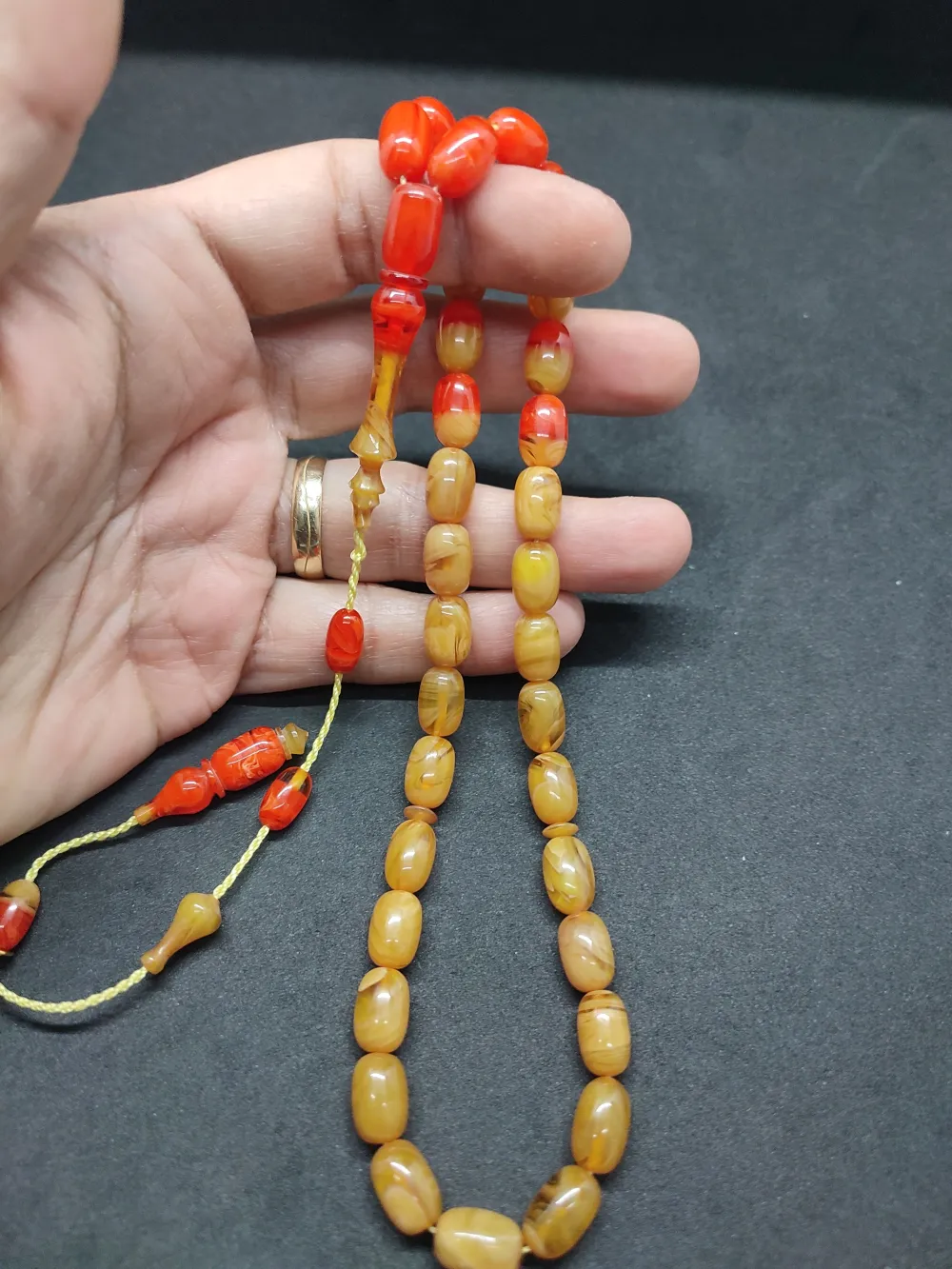 Ayhan Turan Usta Eseri̇ Ful Hare Ful Damar Eski̇ 0.6 Mm Deli̇m Sıkma Kehri̇bar küçük resim 4