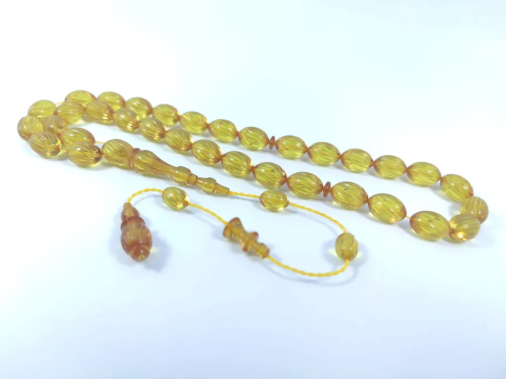 Efsane Usta Muhammed Erden Vıp Seri̇si̇ Kalem Oyma Alman Zar Kehri̇bar küçük resim 3