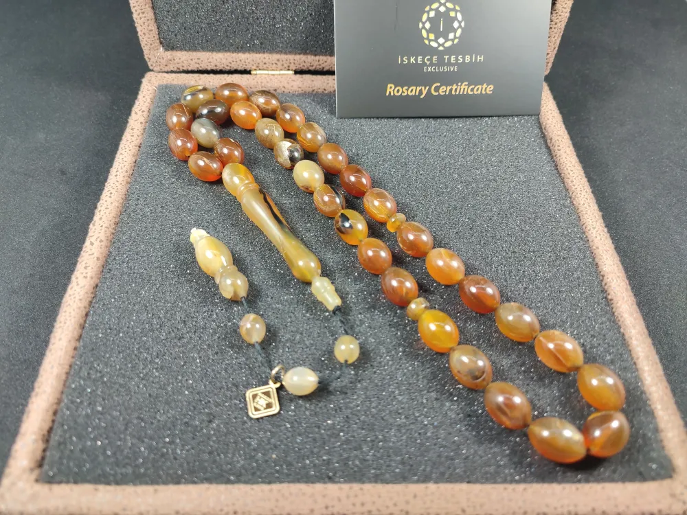 Vıp Kutulu 38 Gr Hakan Kaya Usta Eseri̇ Nadi̇r Tür  Gergedan Boynuzu küçük resim 2