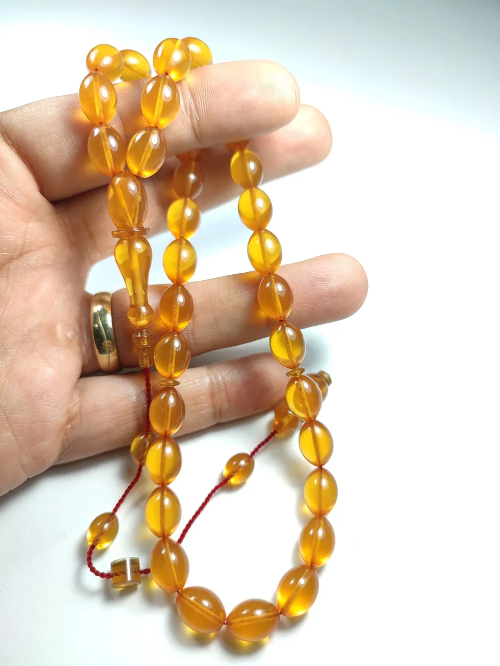 Hi̇kmet El Sai̇d Usta İşi̇ İmzalı Mühürlü 0.6 Şeffaf Deli̇m  Alman Zar küçük resim 4