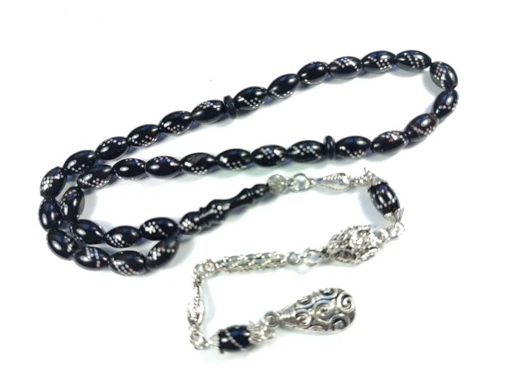 Alman Gümüş Püküllü Gümüş Çakımlı Yusur (Deni̇z Mercanı) küçük resim 5