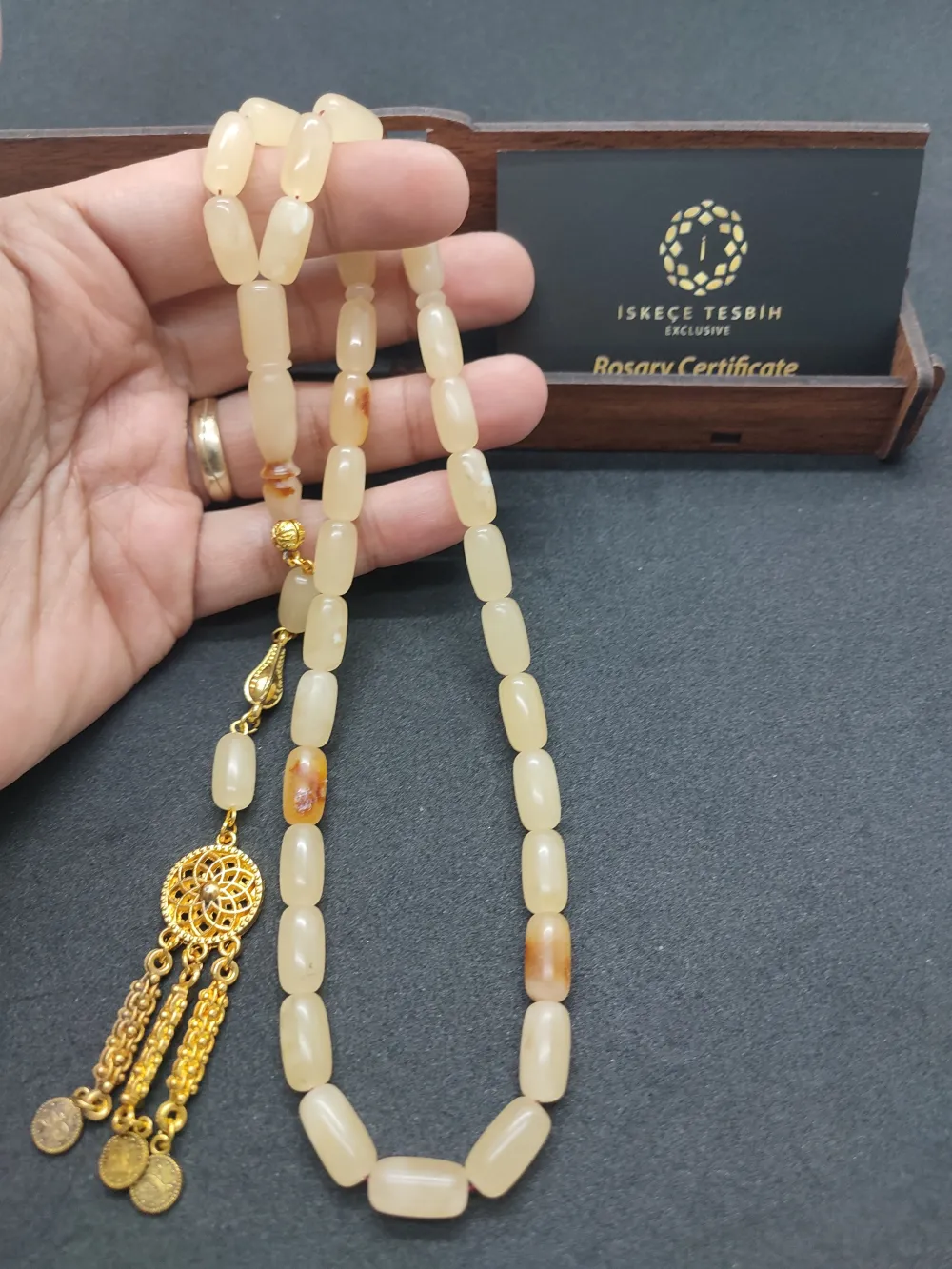 Kaçkar Usta Eseri̇ 23 Gr 475 Ayar 9.98 Gr.  Gümüş Püsküllü Mat Kaya Damla küçük resim 4