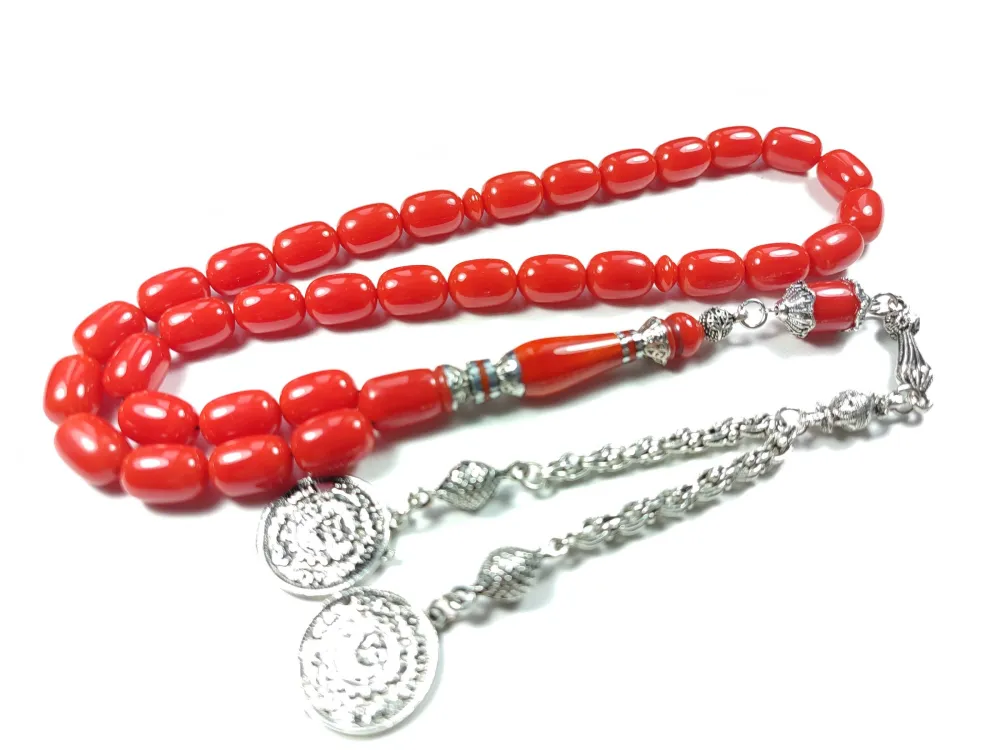 Gümüş Kaplama Püsküllü  Ayar Gümüş Nakkaş İmame Katali̇n