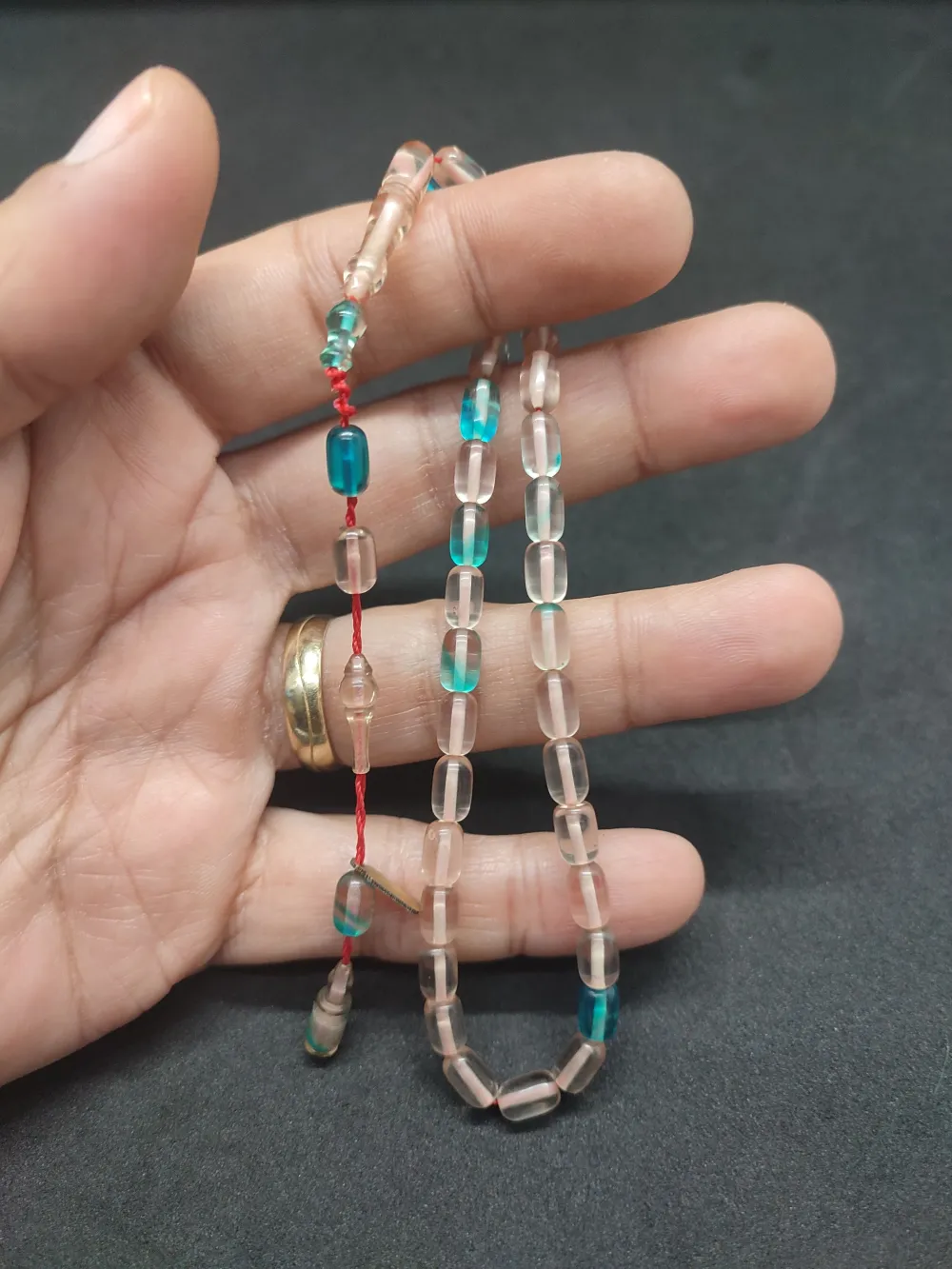 Serdal Akdeni̇z Usta Eseri̇ Çi̇ft Kat Ci̇lalı Şeffaf Deli̇m Bi̇lek Boy Ateş-İ Kehri̇bar