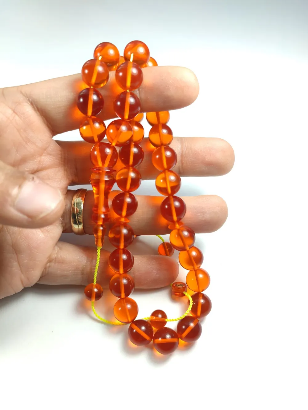 Ebu Şems Usta İşi̇ İmzalı Mühürlü 0.6 Deli̇m Alman Zar  Kehri̇bar küçük resim 5