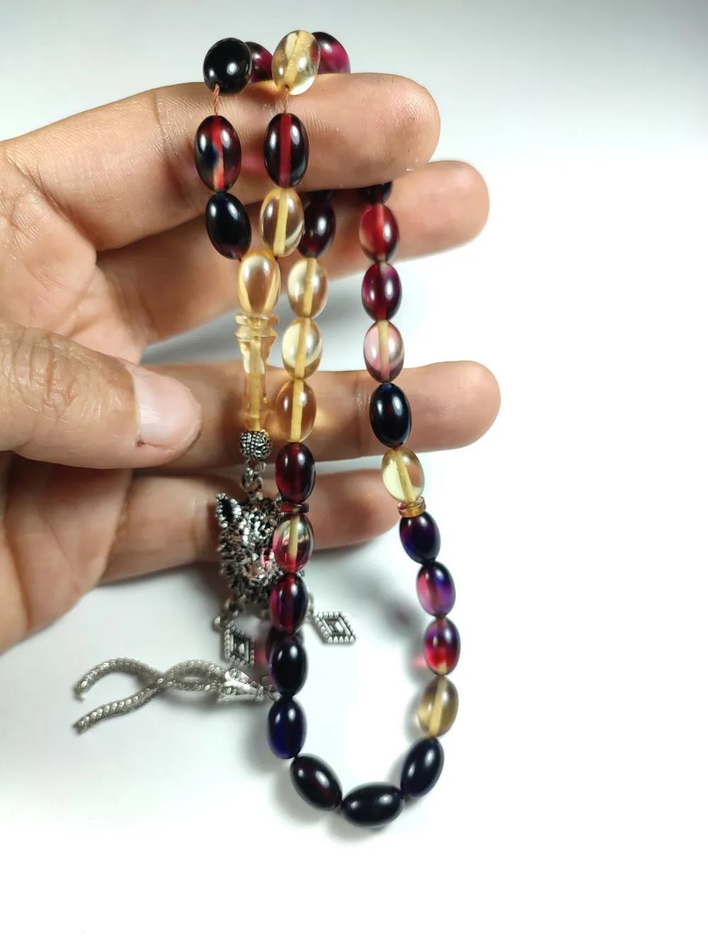 Alman Gümüş Kaplama Püskül Kombi̇nli̇ Katali̇n küçük resim 4