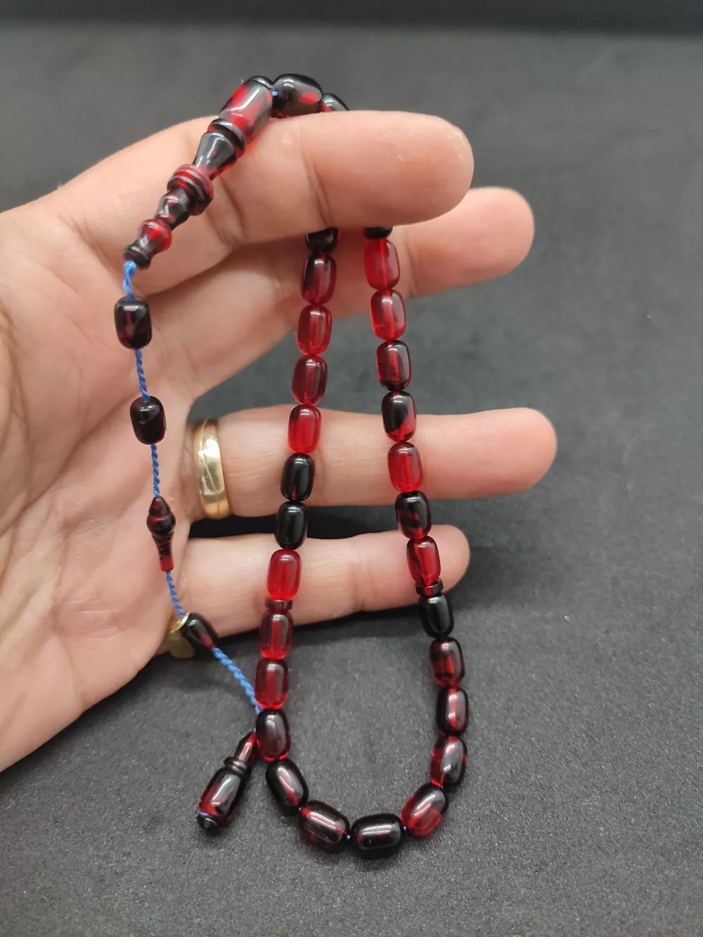 Furkan Gül Usta Eseri̇ El Boy İmame Halkalı Sıkma Kehri̇bar küçük resim 4