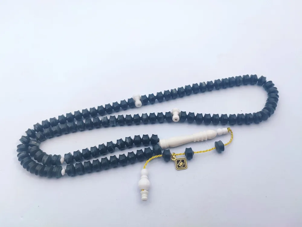 Hakan Kaya Usta Eseri̇ Deve Kemi̇ği̇ Kombi̇nli̇ Fransız Galali̇t Namaz Tesbi̇hi̇ küçük resim 2