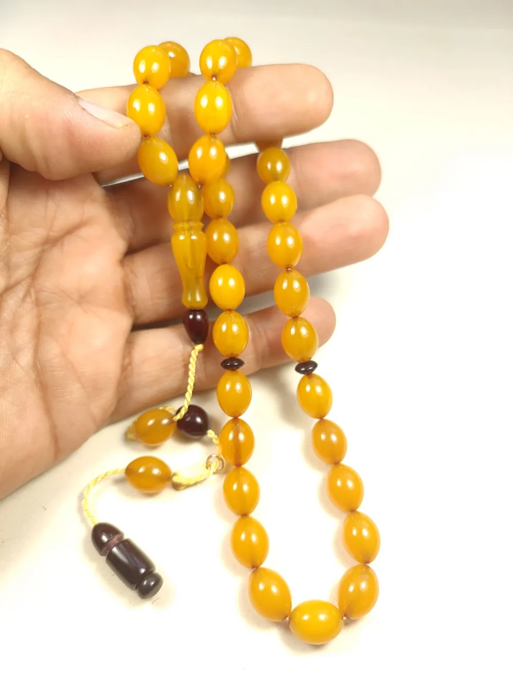 Mesut Elma Usta Eseri̇ İmzalı Kondüsyon Hari̇kası Sıkma Kehri̇bar küçük resim 5