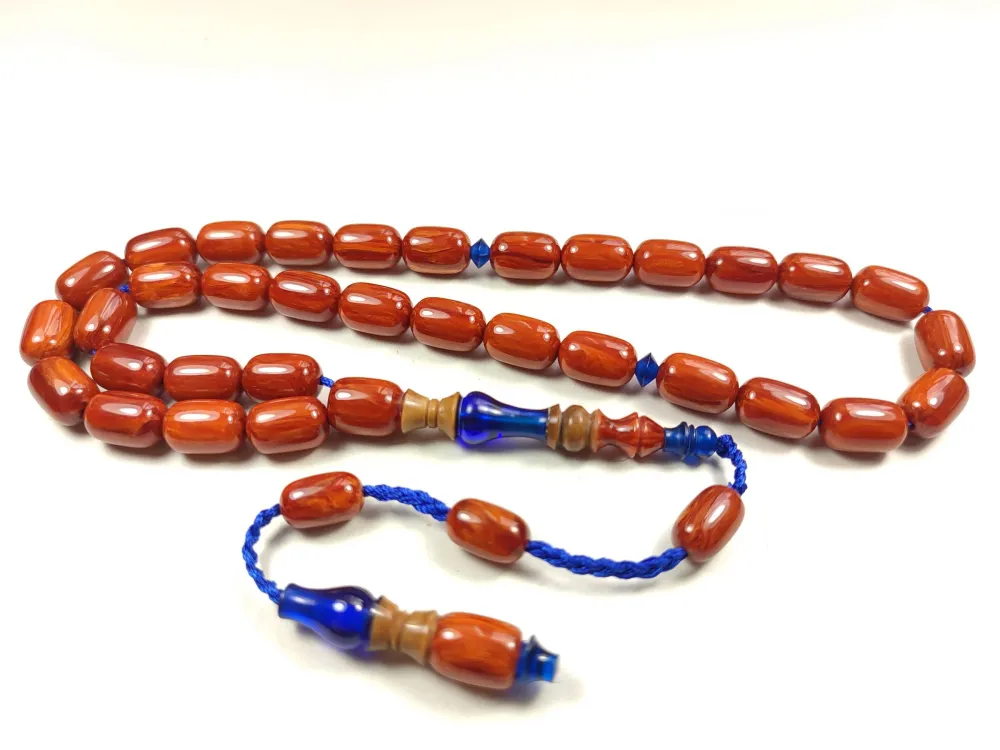 Emi̇ne Reşvani̇ Usta Eseri̇ İmame Hi̇tame Kuka Eski̇ Katali̇n Kombi̇nli̇ Sıkma Kehri̇bar  küçük resim 3