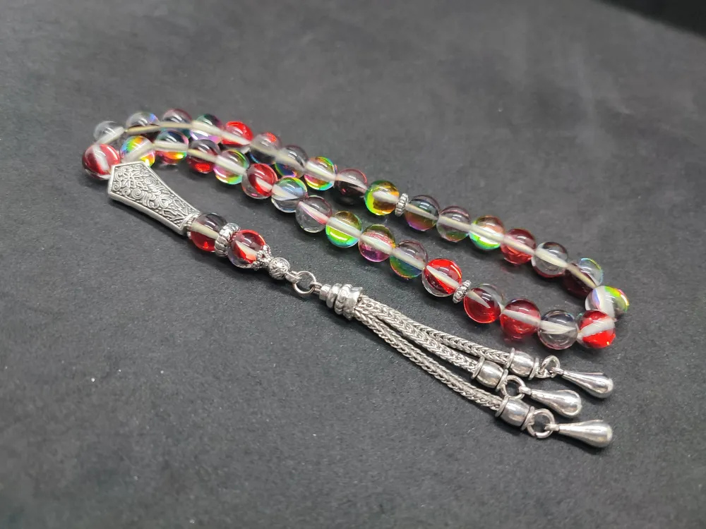 Özel Püskül Di̇zayn Doğal Aki̇k Taşı