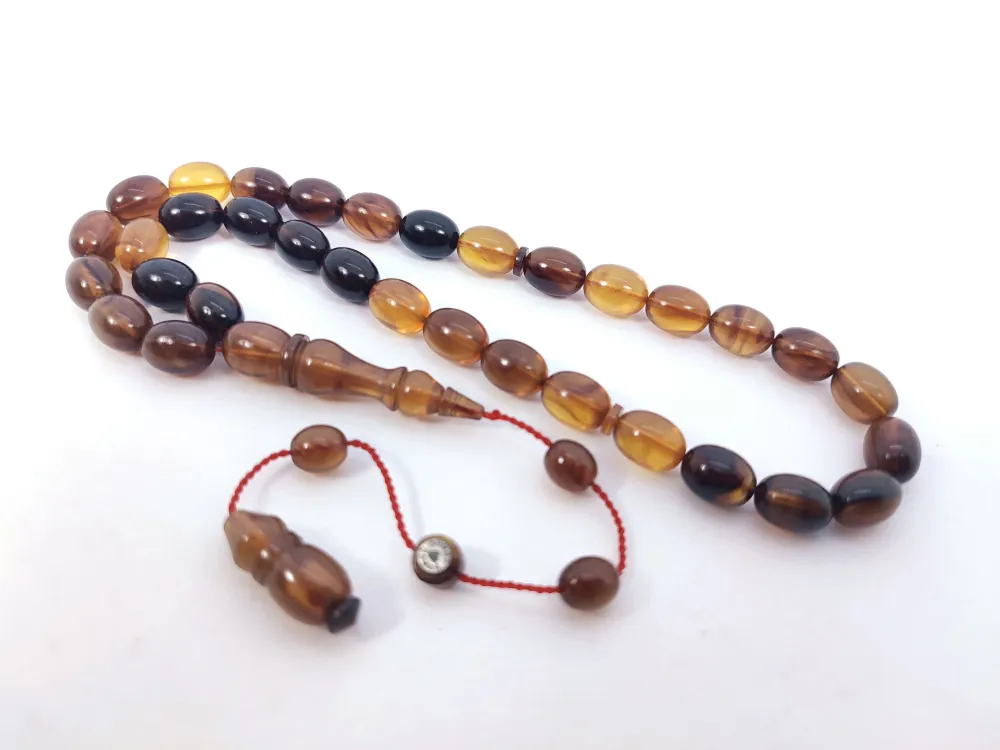 Ahmet Damar Usta Eseri̇ 0.6 Deli̇m Renk Cümbüşü Sıkma Kehri̇bar küçük resim 2