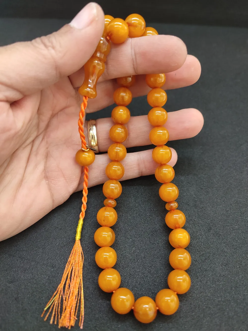 Osama Omari̇ İmzalı Eski̇ Usul Havşalı Horoz İmame 50 Yaşında Alman Faturan küçük resim 5