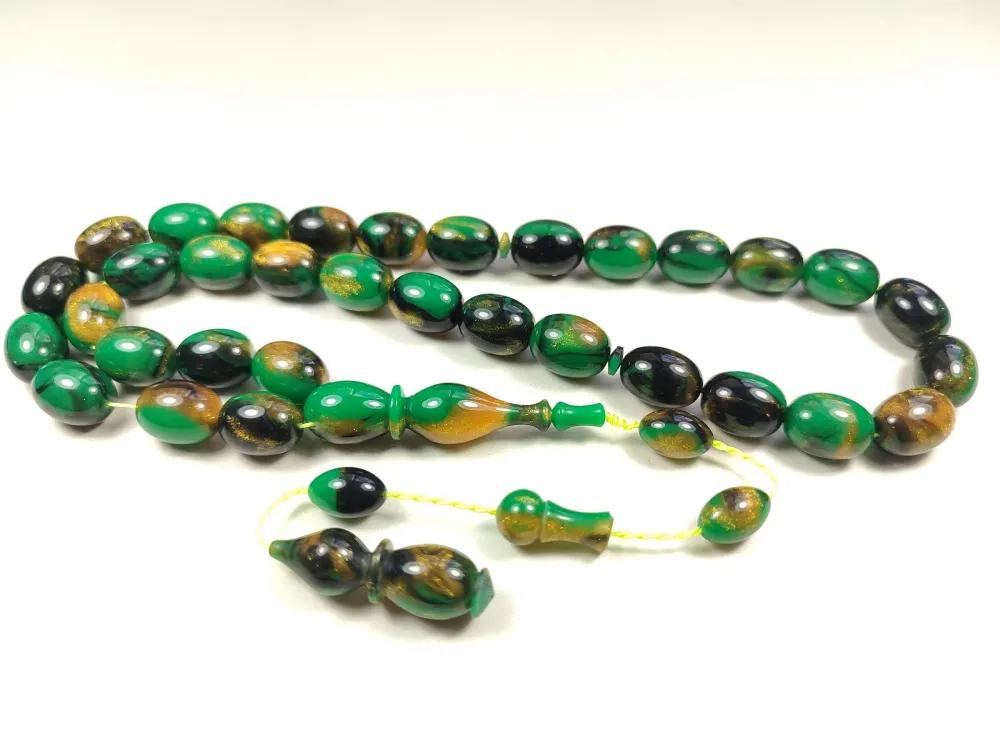 Ari̇f Baran Usta İşi̇ Si̇kkeli̇ Altın Parçacıklı  Ari̇zona Fi̇ruze küçük resim 2