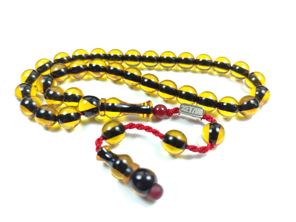 Mahmud Zeyzun Usta İşi̇ İmzalı (İmzası Gümüştür) Sıkma Kehri̇bar