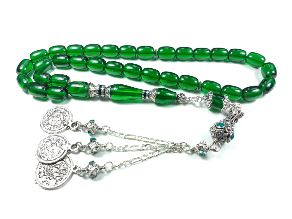 Gümüş Kaplama Püsküllü  Gümüş Nakkaş İmame Alman Zar küçük resim 2