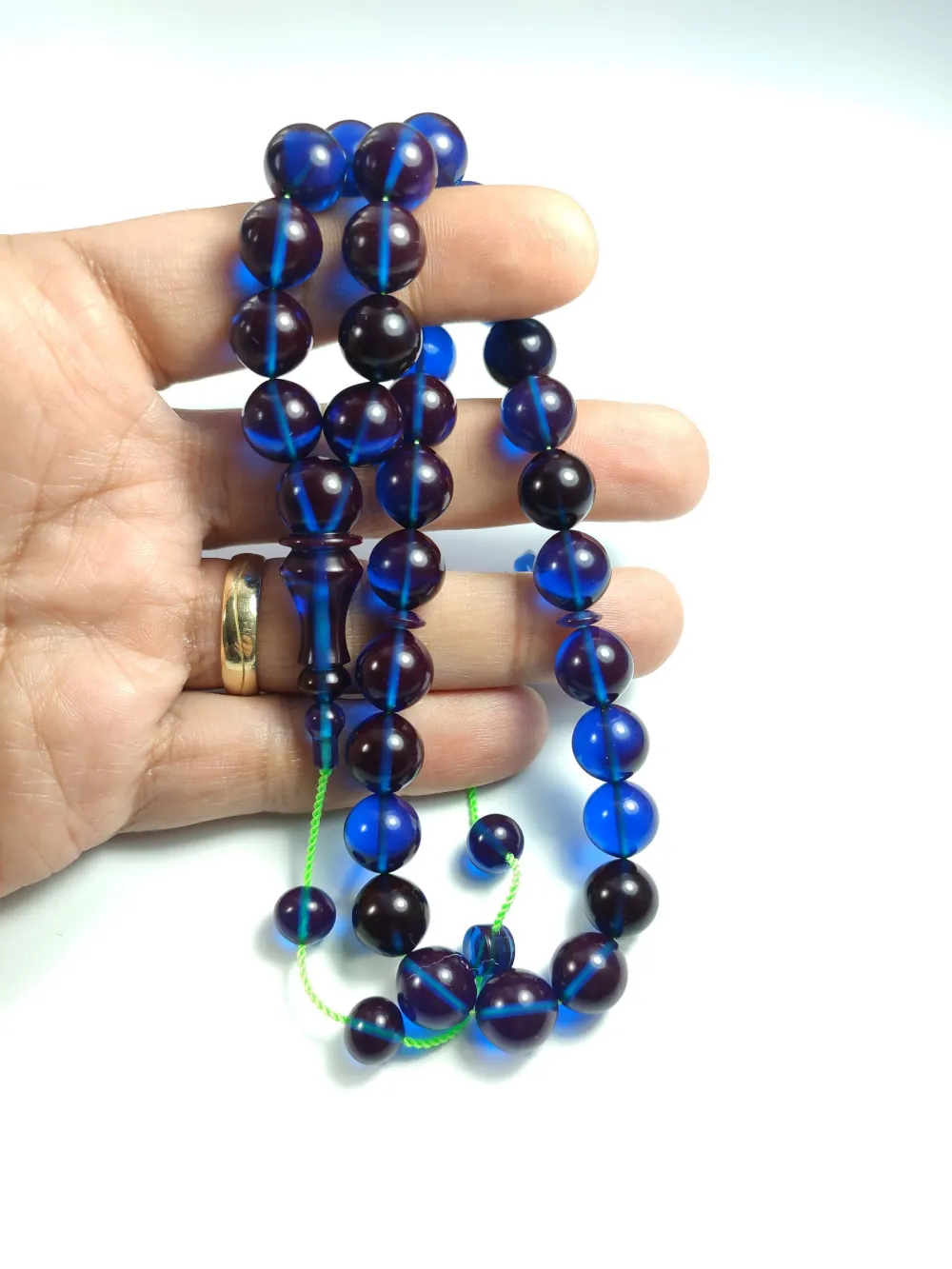 Ebu Şems Usta İşi̇ İmzalı Mühürlü 0.6 Deli̇m Alman Zar  Kehri̇bar küçük resim 5