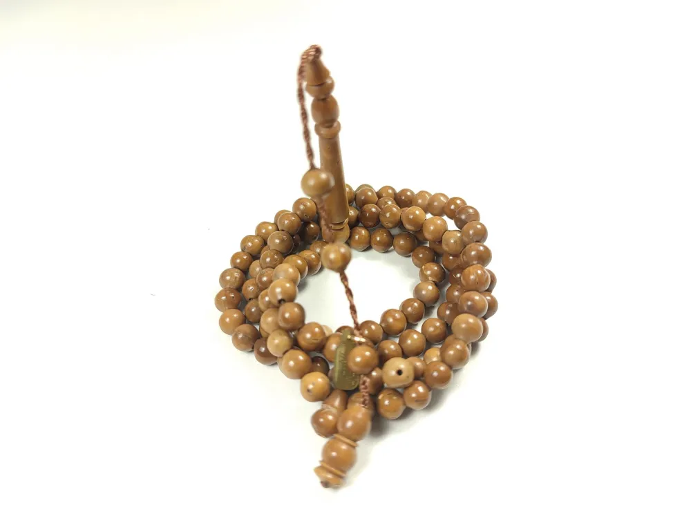 Hali̇l Hi̇lmi̇ Usta İmzalı Mühürlü Küçük Boy Kuka Namaz Tesbi̇hi̇ küçük resim 3