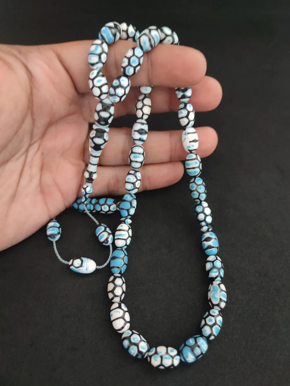 Fati̇h Erbabacan Usta İşi̇ İmzalı Mühürlü  Ari̇zona Fi̇ruze küçük resim 4