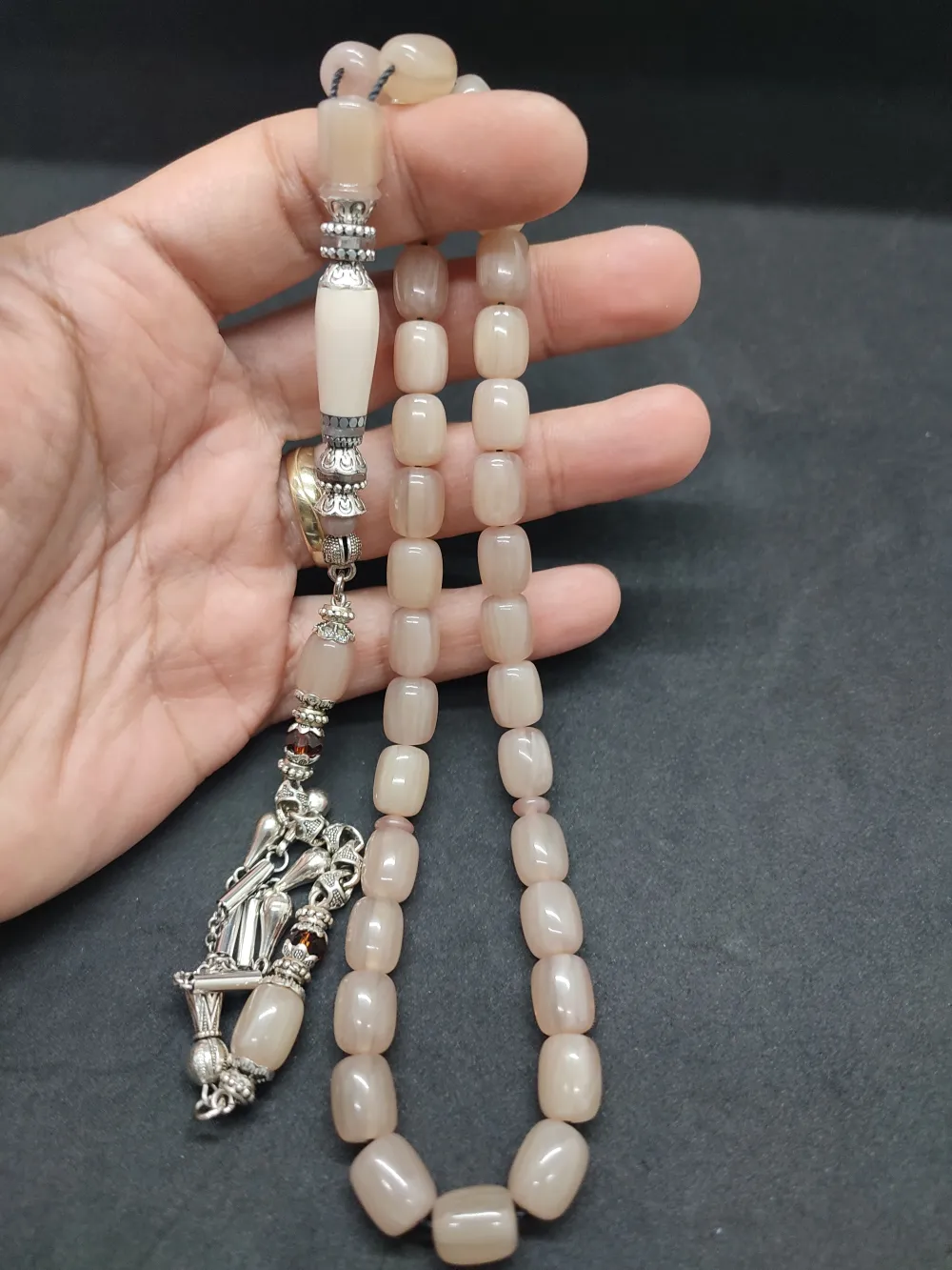 Şevket Alkan Usta Eseri̇ Gümüş Nakkaş İşlemeli̇ Tavla Pulu Katali̇n küçük resim 5