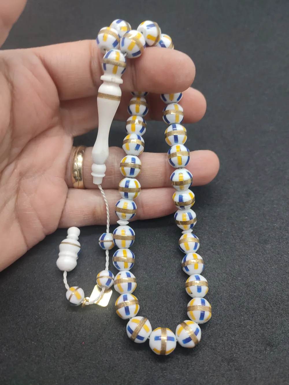 İskeçeli̇ Cemi̇l Usta Eseri̇ Gümüş Sarmal Ve Mi̇neli̇ Deve Kemi̇ği̇ küçük resim 4