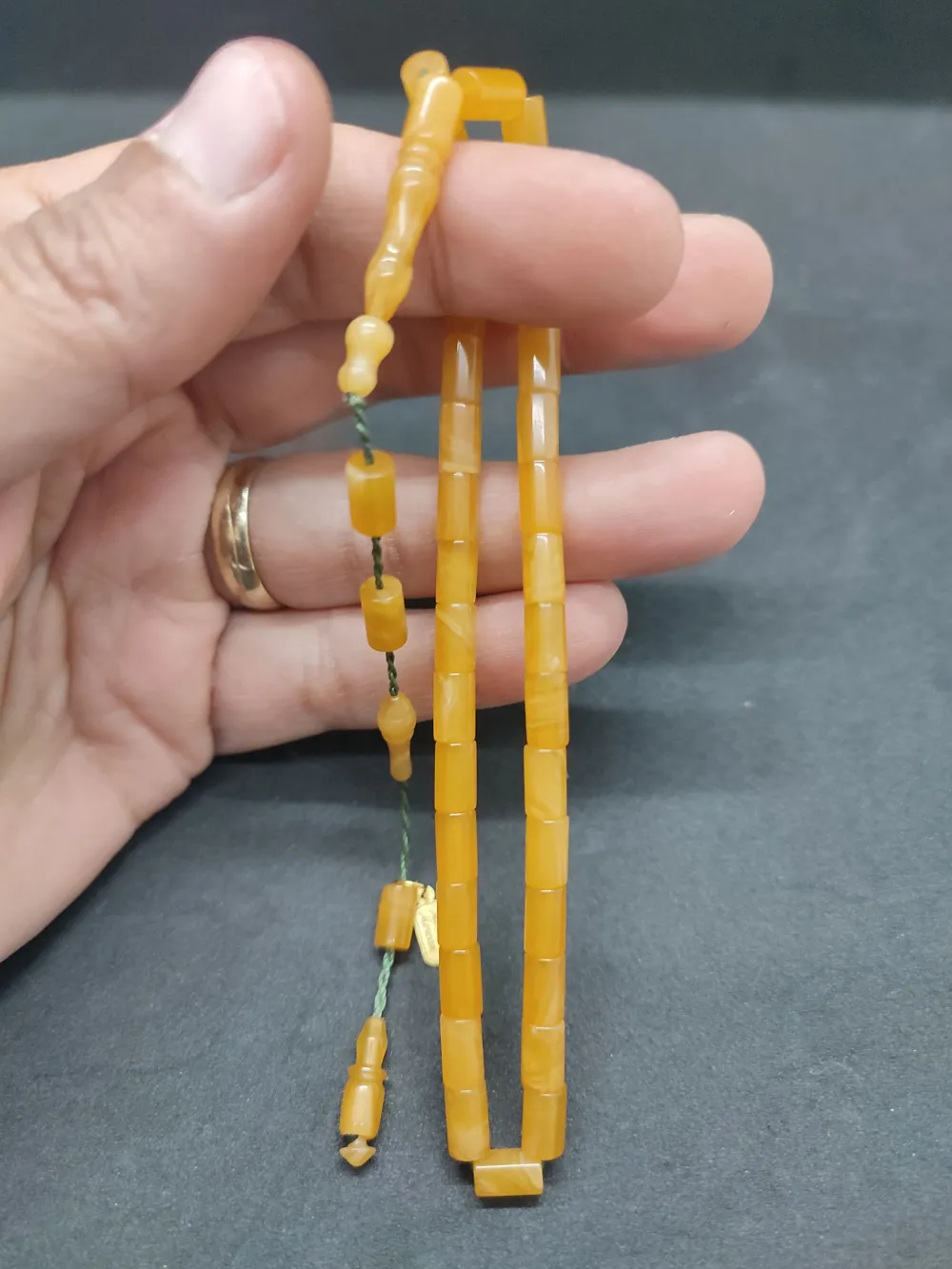 Mehmet Mercan Usta Eseri̇ Bi̇lek Boy Ok Gi̇bi̇ Kesme Sıkma Kehri̇bar küçük resim 3