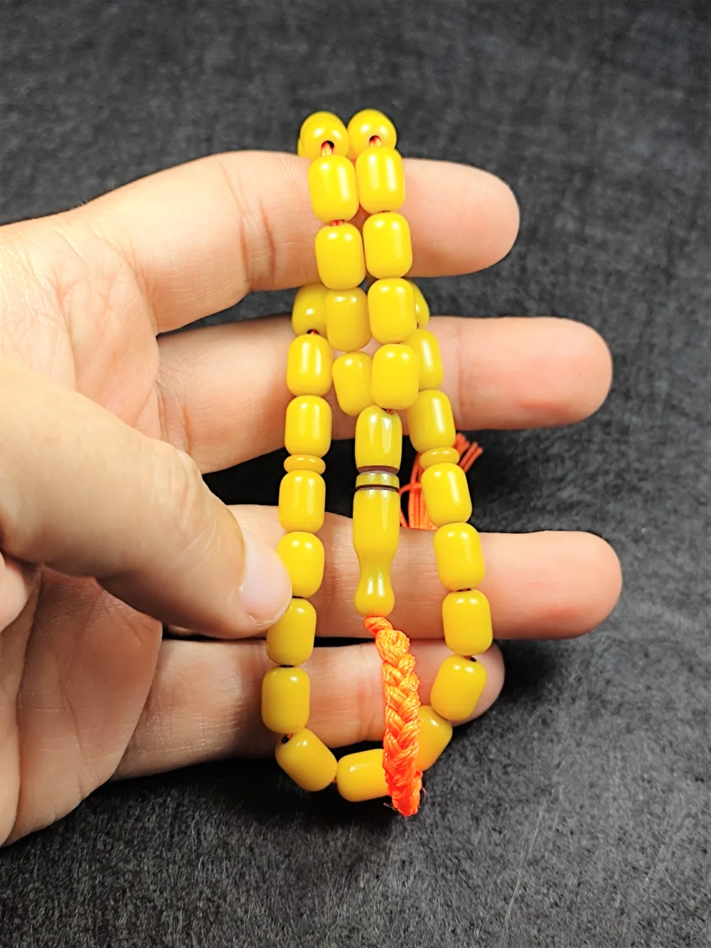 8 Kat Neon İpe Di̇zi̇lmi̇ş Usta İşçi̇li̇kli̇ Sıkma Kehri̇bar Çubuk küçük resim 4